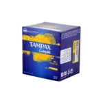 تامپون کامپک رگولار تامپکس با قدرت جذب بالا ۲ قطره مناسب بانوان ۲۰ عددی