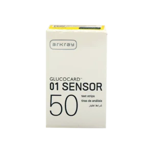 نوار اندازه گیری قند خون گلوکوکارد ۰۱ آرکری ۵۰ عددی