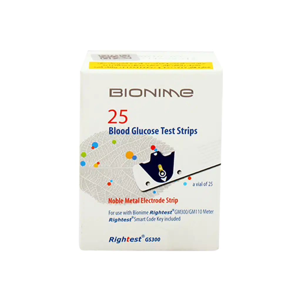 0026327_0.jpeg.webp نوار تست قند خون بایونیم ۲۵ عددی