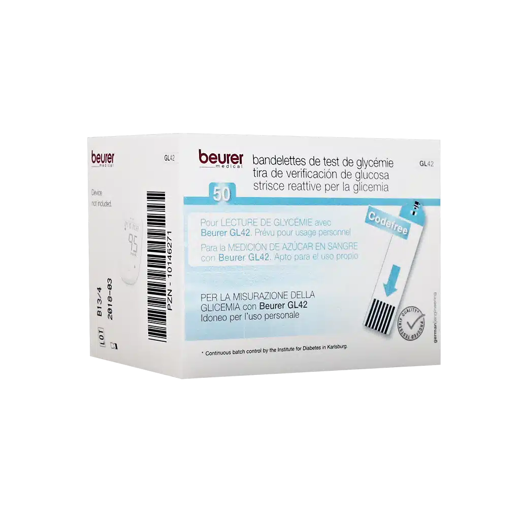 0026466_0.jpeg.webp نوار تست قند خون مدل GL42 بیورر ۵۰ عددی