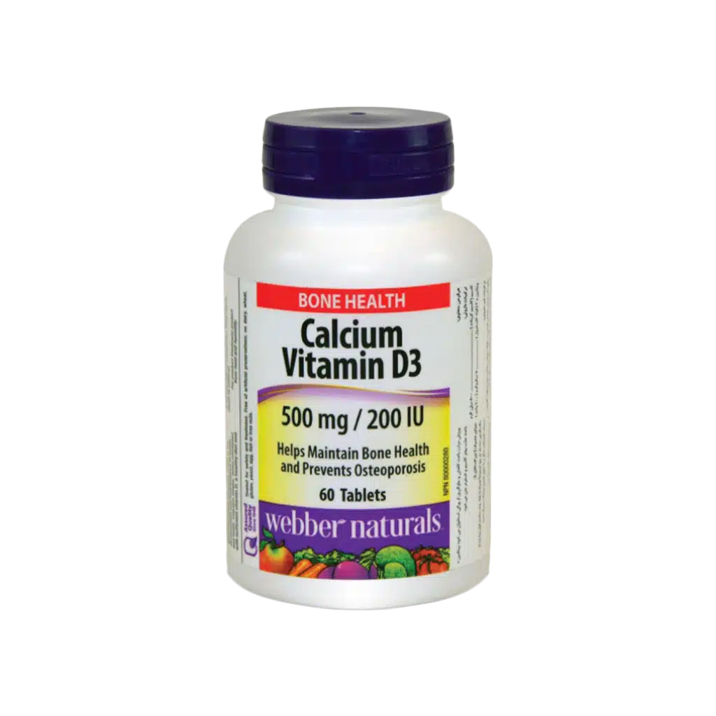 0026507_0.jpeg.webp قرص کلسیم و ویتامین D3 وبر نچرالز ۶۰ عدد