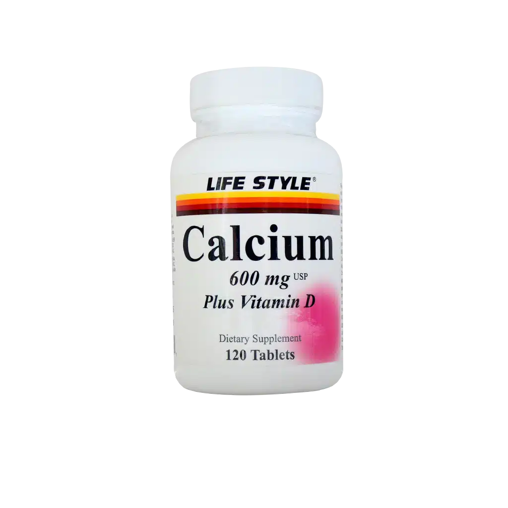0026628_0.jpeg.webp قرص کلسیم 600 و ویتامین D لایف استایل ۱۲۰ عدد