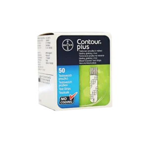 نوار تست قند خون کنتور پلاس بایر ۵۰ عددی