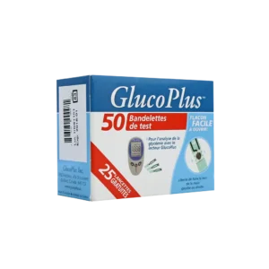 نوار تست قند خون گلوکو پلاس ۵۰ عددی