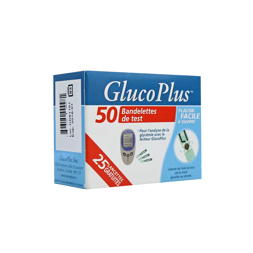 0026638_0.jpeg.webp نوار تست قند خون گلوکو پلاس ۵۰ عددی