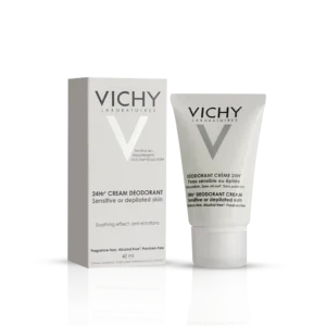 کرم ضد تعریق ۲۴ ساعته ویشی مناسب انواع پوست ۴۰ میلی لیتر