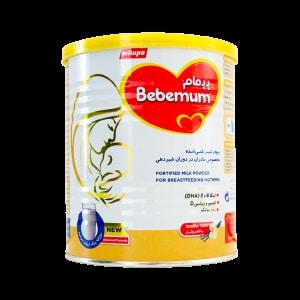 غذای کمکی ب ب مام میلوپا مناسب مادران شیرده با طعم وانیل ۴۰۰ گرم