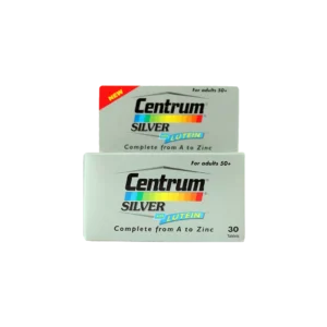 قرص سنتروم سیلور همراه با لوتئین فایزر ۳۰ عددی