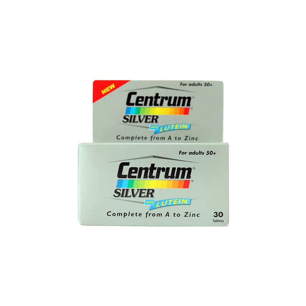 0027007_0.jpeg.webp قرص سنتروم سیلور همراه با لوتئین فایزر ۳۰ عددی