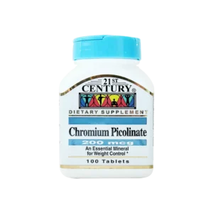 قرص کرومیوم پیکولینات ۲۱ سنتری ۱۰۰ عددی