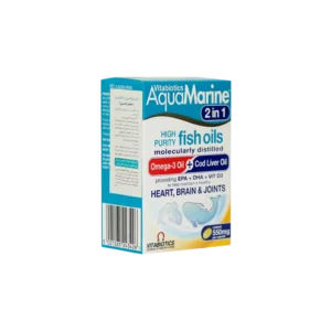کپسول آکوامارین ویتابیوتیکس حاوی روغن ماهی 60 عددی