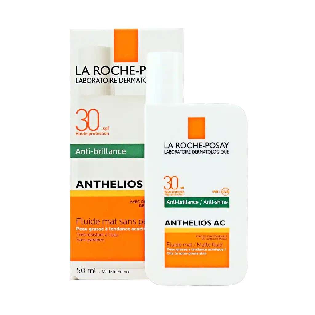 0027360_0.jpeg.webp فلوئید ضد آفتاب مات ضد آکنه لاروش پوزای SPF30 مدل آنتلیوس AC مناسب پوست های چرب و دارای جوش حجم ۵۰ میلی لیتر