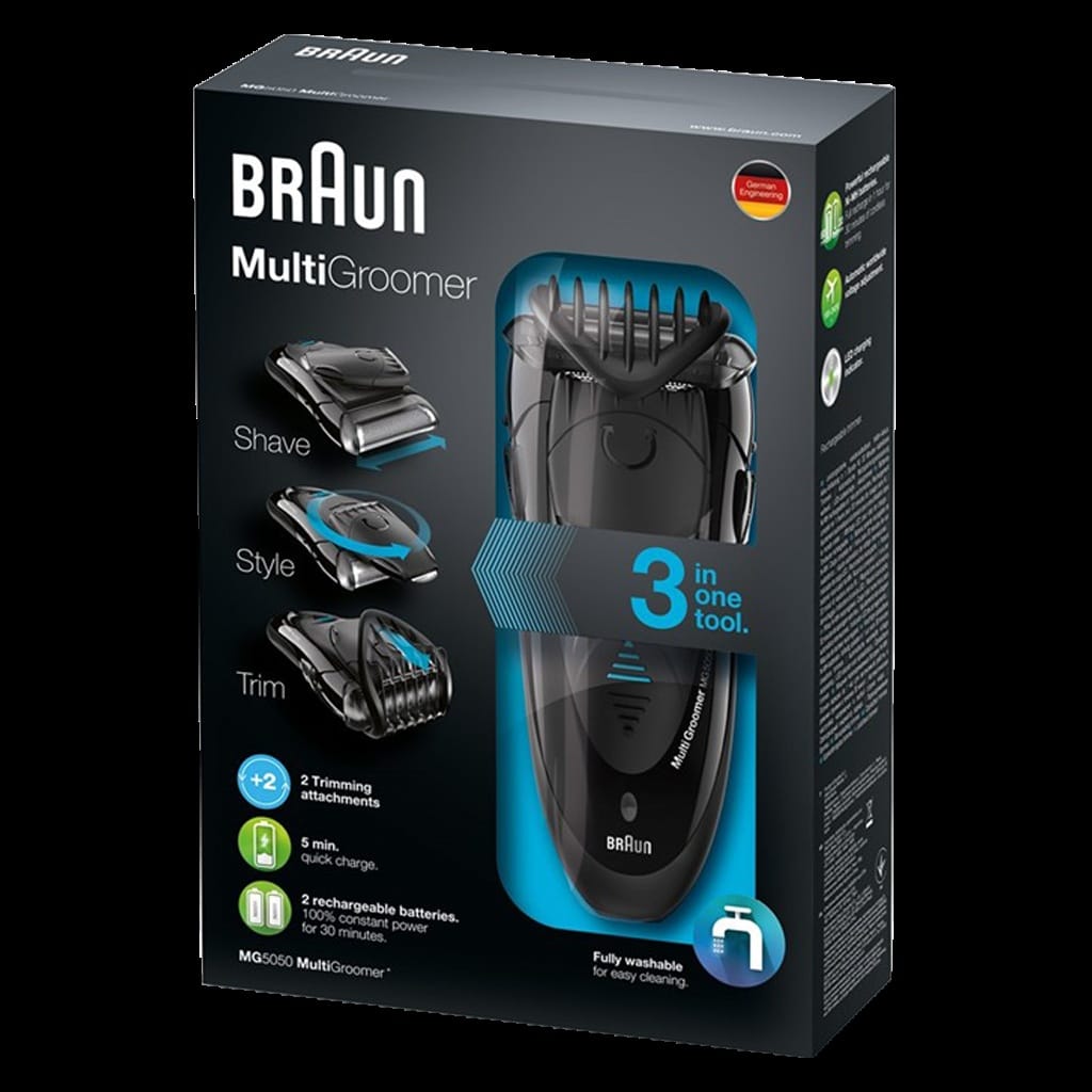braun-multi-groomer-shaver-model-mg5050 ماشین اصلاح صورت چند کاره براون مدل MG5050