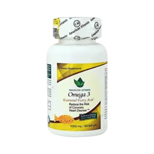 کپسول نرم امگا 3 آمریکن ویتامین 60 عدد