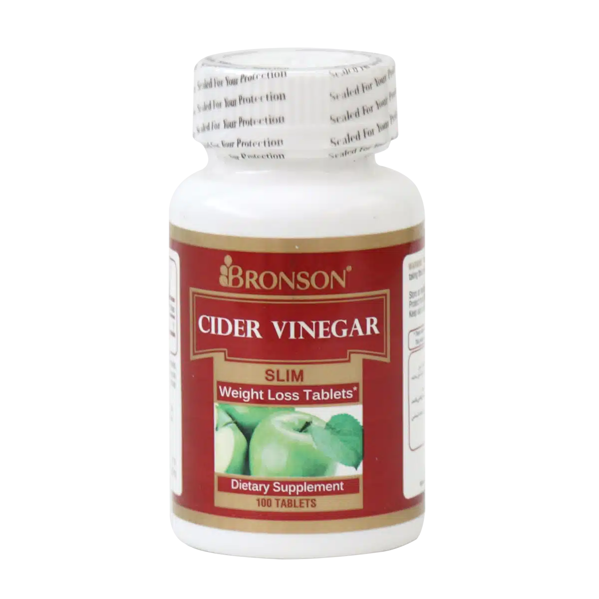 0027608_0.jpeg.webp قرص سرکه سیب برونسون ۱۰۰ عددی