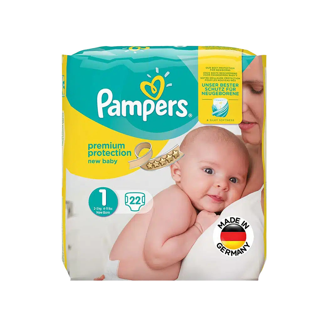 0027710_0.jpeg.webp پوشک سایز ۱ پمپرز مدل Premium بسته ۲۲ عددی