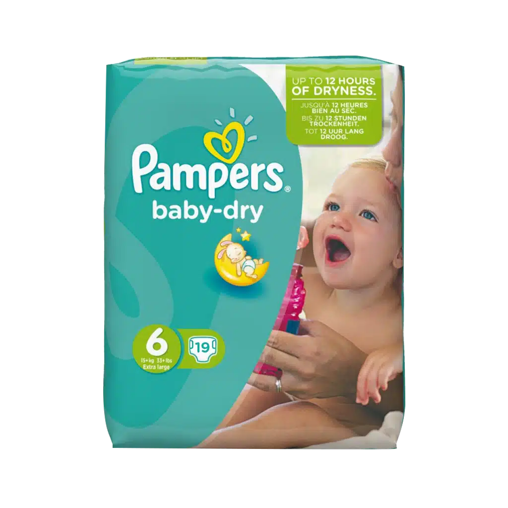 0028206_0.jpeg.webp پوشک سایز ۶ پمپرز مدل Baby Dry بسته ۱۹ عددی