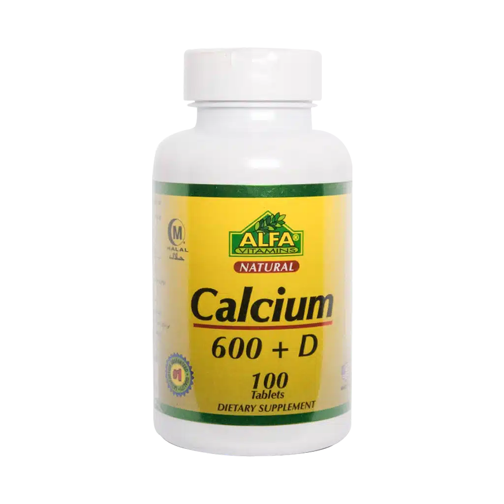 0028227_0.jpeg.webp قرص کلسیم 600 و ویتامین D آلفا ویتامینز ۱۰۰ عدد