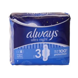 نوار بهداشتی سایز بزرگ آلویز مخصوص شب مدل اولترا نایت ۷ عددی