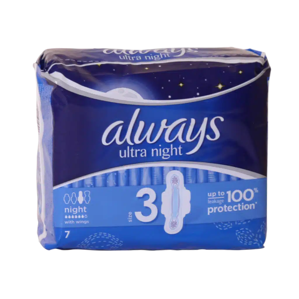 0028248_0.jpeg.webp نوار بهداشتی سایز بزرگ آلویز مخصوص شب مدل اولترا نایت ۷ عددی