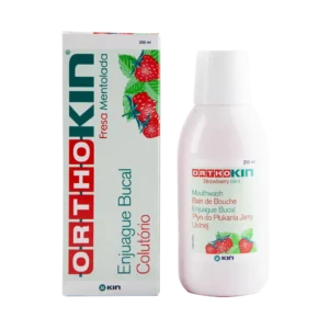 دهانشویه ارتو کین با طعم توت فرنگی و نعناع ۲۵۰ میلی لیتر