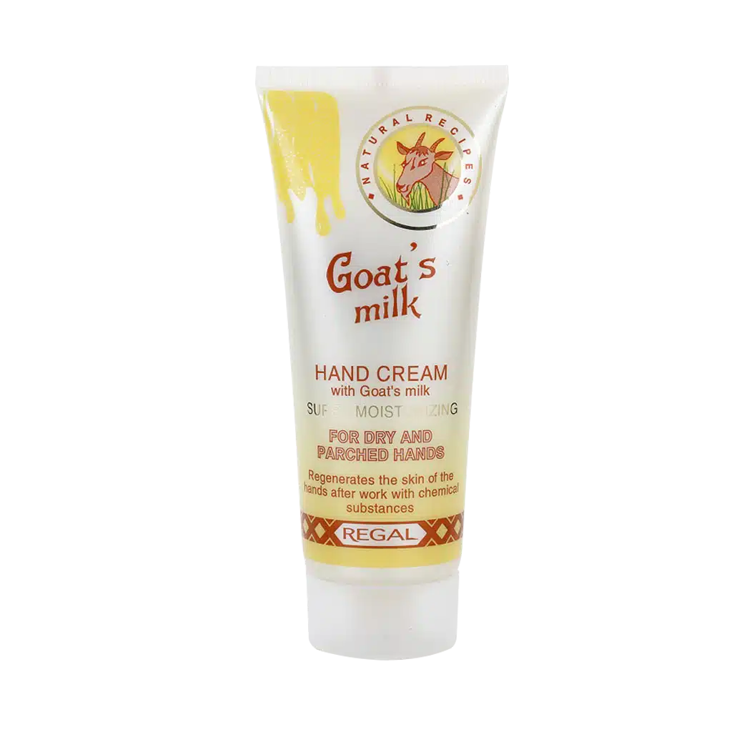 0028322_0.jpeg.webp کرم دست مرطوب کننده فوق العاده قوی رگال گوت میلک مناسب پوست خشک ۷۵ میلی لیتر