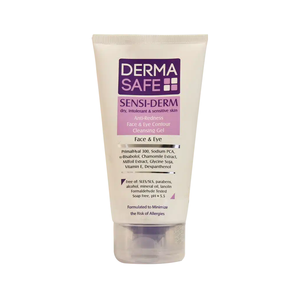 0028339_0.jpeg.webp ژل شستشوی صورت و دور چشم درماسیف مناسب پوست های خشک حساس و مستعد قرمزی ۱۵۰ میلی لیتر