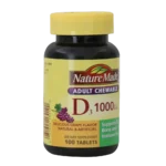 قرص جویدنی ویتامین D3 1000 واحد نیچرمید 100 عدد