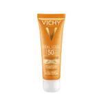 کرم ضد آفتاب و ضد لک رنگی ویشی SPF50 مناسب پوست های معمولی و دارای لک ۵۰ میلی لیتر