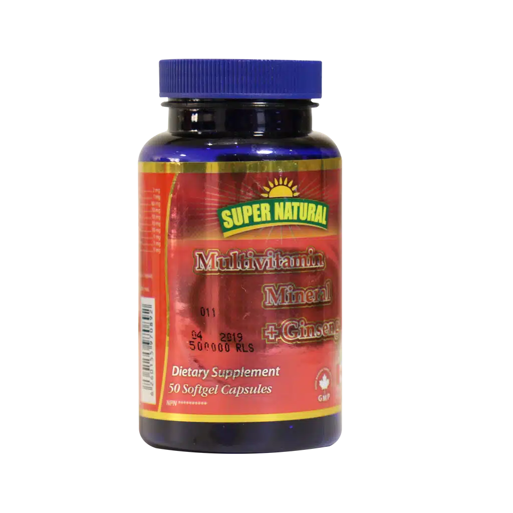 0028664_0.jpeg.webp کپسول مولتی ویتامین مینرال جینسینگ سوپرنچرال ۵۰ عددی