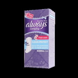 پد روزانه نرمال آلویز با رایحه ملایم ۲۰ عددی