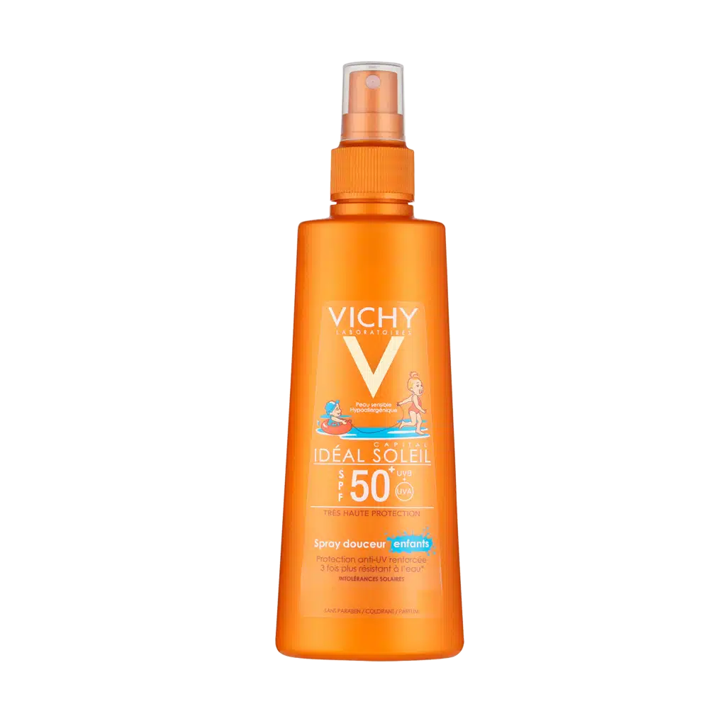 0028794_0.jpeg.webp اسپری ضد آفتاب ⁺SPF50 کودکان ویشی ۵۰ میلی لیتر