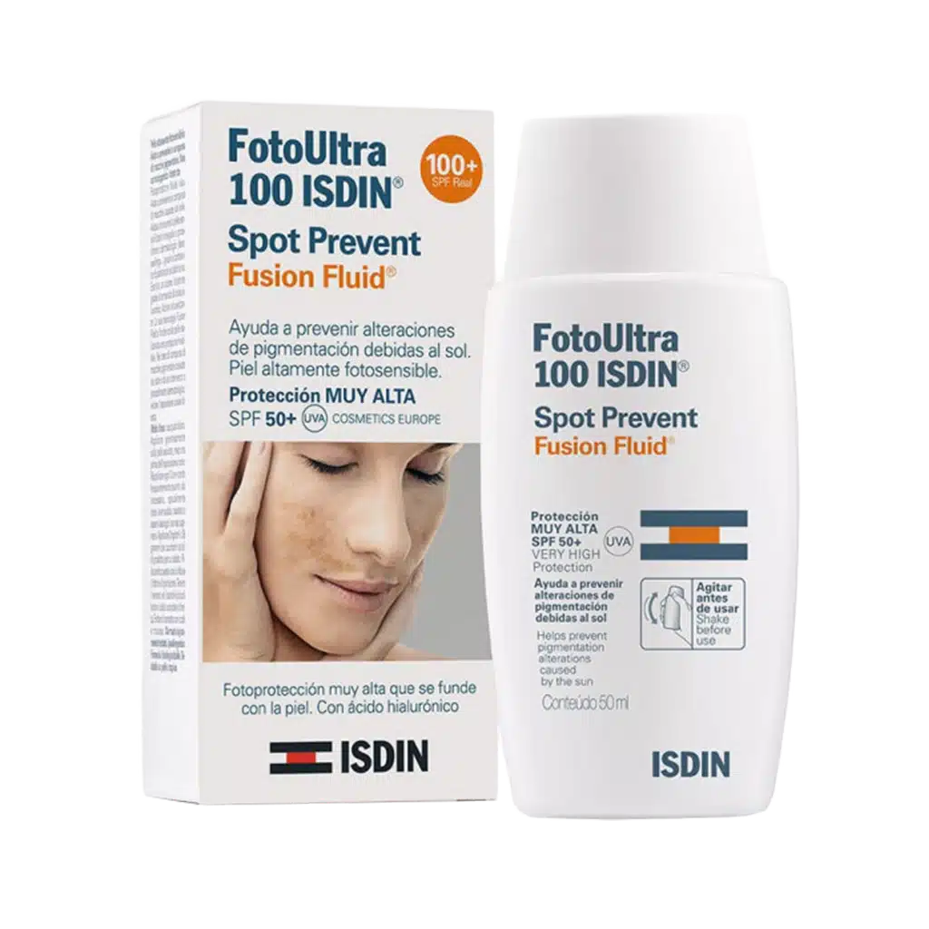 0028844_0.jpeg.webp فلوئید ضد آفتاب فتو اولترا اسپات ایزدین SPF100 مناسب پوست دارای لک ۵۰ میلی لیتر