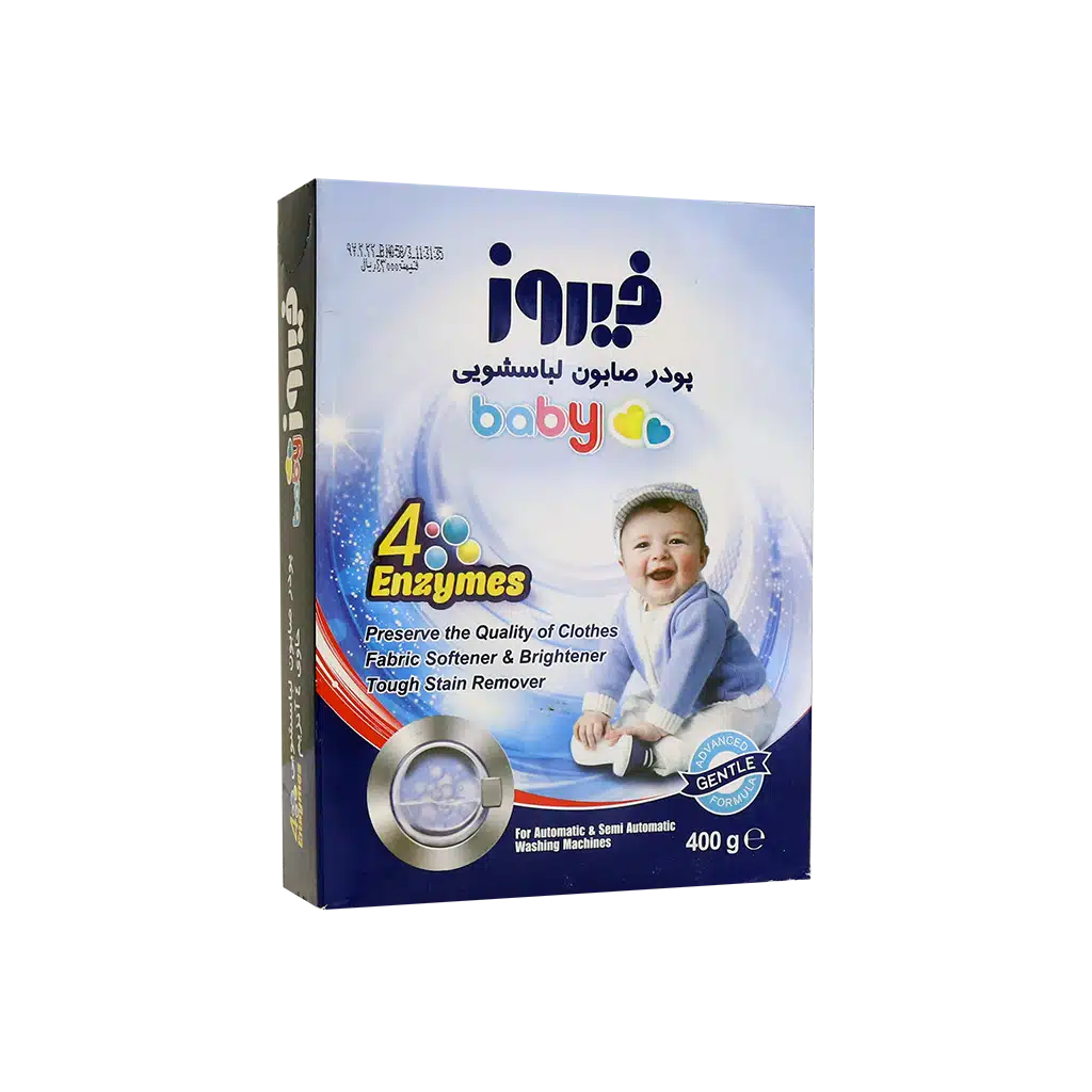 0029048_0.jpeg.webp پودر صابون ۴ آنزیم فیروز مخصوص ماشین های اتوماتیک و نیمه اتوماتیک ۴۰۰ گرم