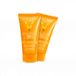 پک ۲ عددی فلوئید ضد آفتاب درای تاچ ب ب +SPF50 ویشی مناسب پوست های چرب و مختلط ۵۰ میلی لیتر