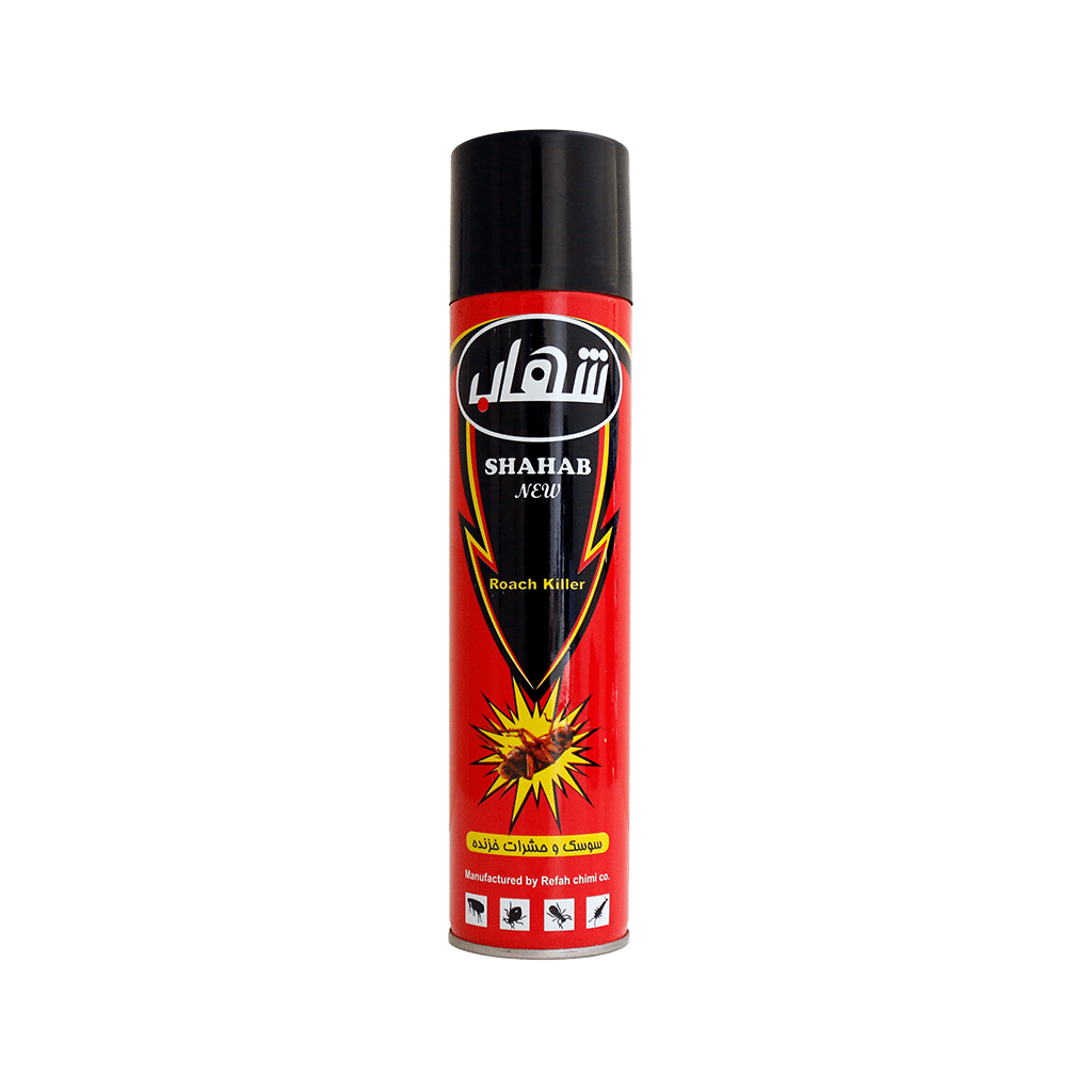 shahab-roach-killer-400-ml اسپری حشره کش شهاب ۴۰۰ میلی لیتر