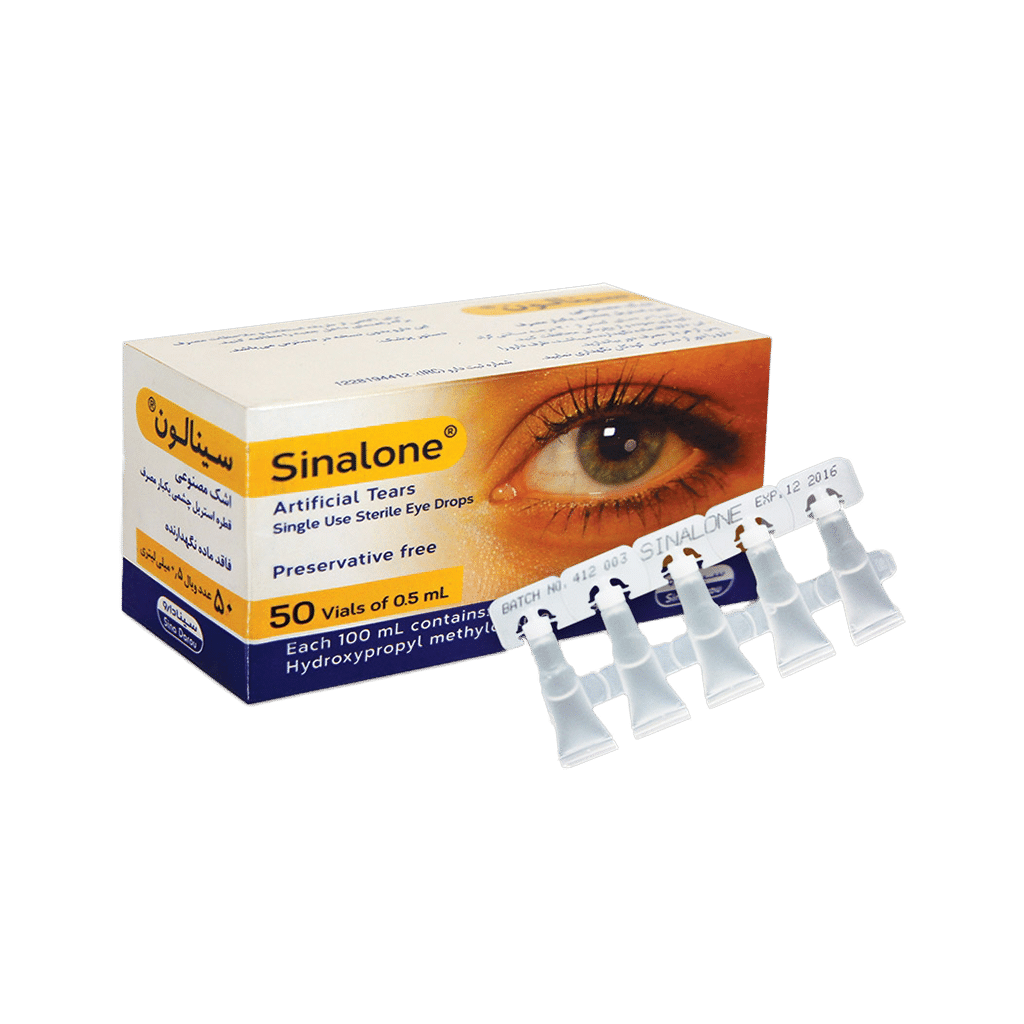 sina-darou-sinalone-artificial-tears-50-vials اشک مصنوعی سینالون سینا دارو ۵۰ ویال