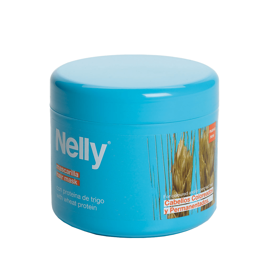 nelly-wheat-protein-hair-mask-500-ml ماسک مو گندم نلی مخصوص موهای رنگ شده ۵۰۰ میلی لیتر