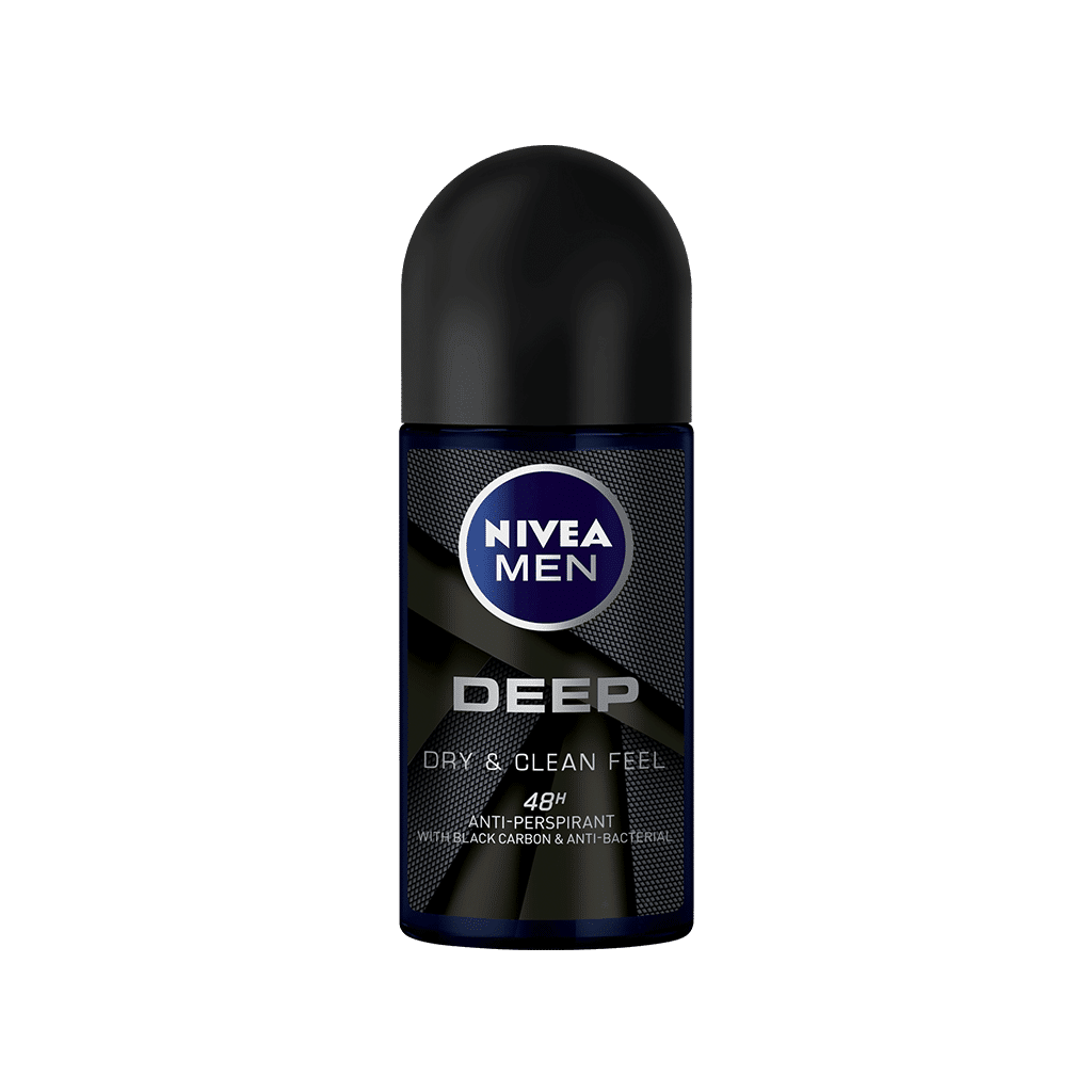 nivea-deep-black-effect-roll-on-deodorant-for-men-50-ml رول ضد تعریق نیوآ مدل دیپ بلک مخصوص آقایان ۵۰ میلی لیتر