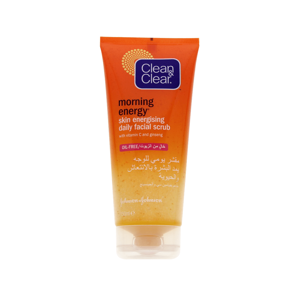 clean-and-clear-morning-energy-skin-energising-daily-facial-scrub-150-ml اسکراب روزانه انرژی بخش کلین اند کلیر ۱۵۰ میلی لیتر
