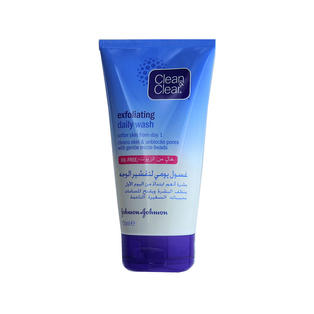clean-and-clear-exfoliating-cleansing-gel-150-ml ژل شستشوی لایه بردار کلین اند کلیر ۱۵۰ میلی لیتر