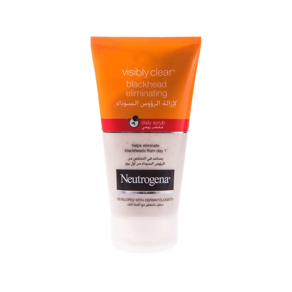 neutrogena-visibly-clear-blackhead-eliminating-daily-scrub-150-ml اسکراب روزانه جوش های سر سیاه نوتروژینا ۱۵۰ میلی لیتر