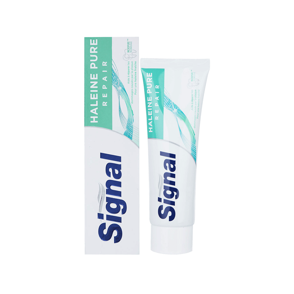 signal-repair-frisse-adem-toothpaste-75-ml خمیر دندان خوشبو کننده دهان سیگنال مدل Haleine Pure Repair حجم ۷۵ میلی لیتر