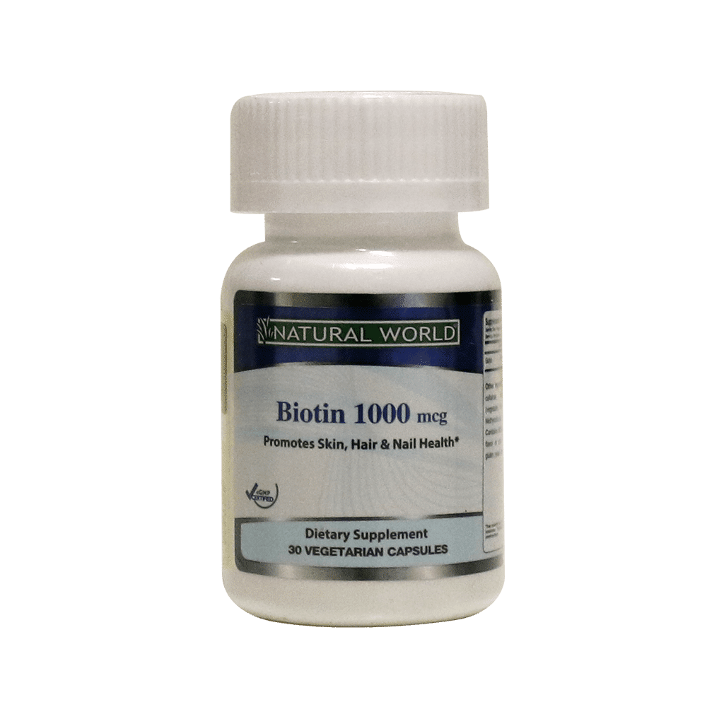 natural-world-biotin-1000-mcg-30-caps کپسول بیوتین ۱۰۰۰ میکروگرم نچرال ورلد ۳۰ عدد