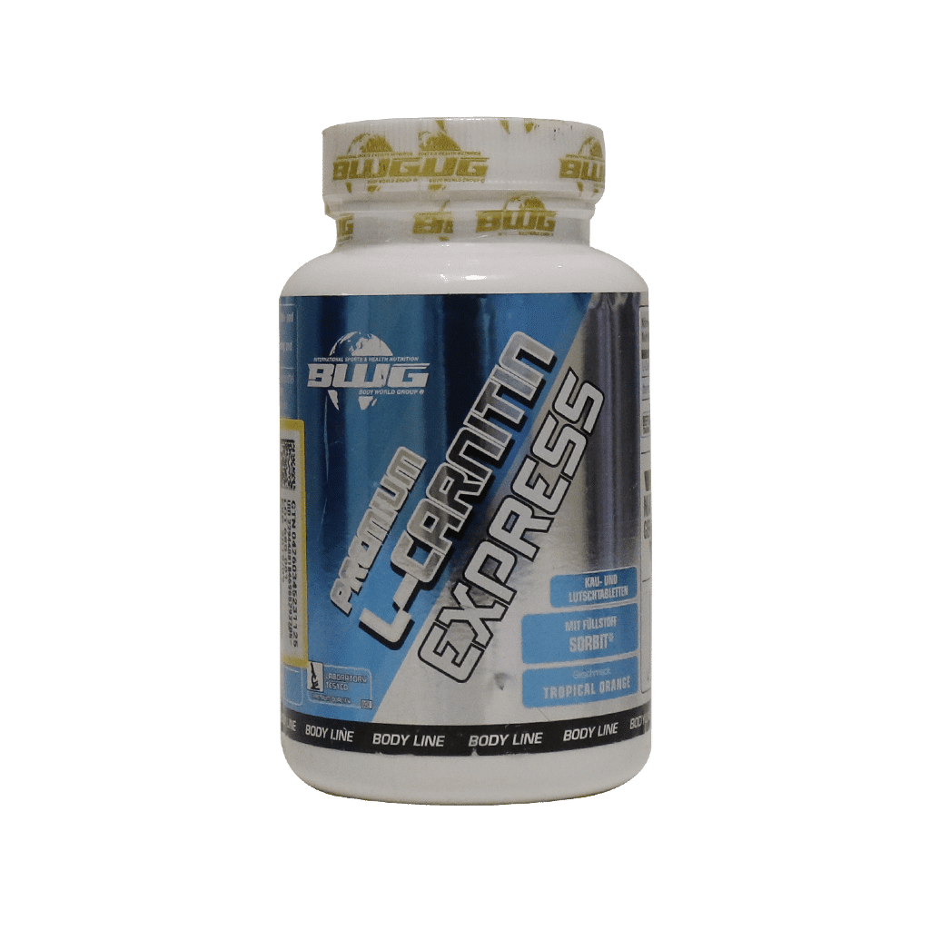 bwg-premium-l-carnitine-express-120-tabs ال کارنیتین اکسپرس بادی ورلد
