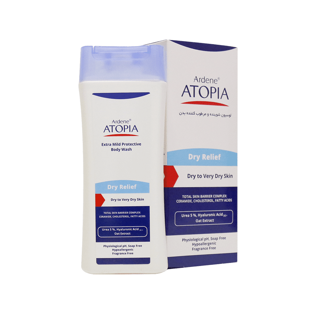 atopia-ardene-extra-mild-protective-body-wash-dry-to-very-dry-skin-250-ml لوسیون شوینده و مرطوب کننده بدن آتوپیا آردن مناسب پوست های خشک و خیلی خشک ۲۵۰ میلی لیتر