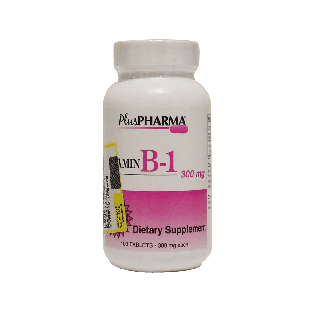 plus-pharma-vitamin-b1-300-mg-100-tabs قرص ویتامین B1 300 میلی گرم پلاس فارما