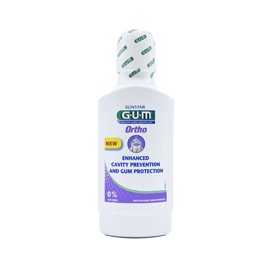 gum-sunstar-ortho-mouth-wash-300-ml دهانشویه ارتودنسی جی یو ام اورتو