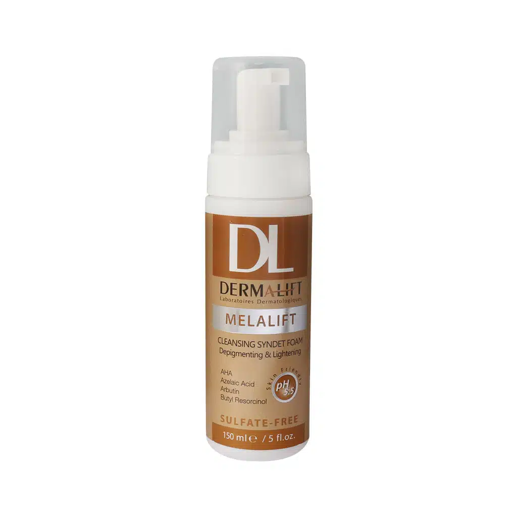 Dermalift-Melalift-Cleansing-Syndent-Foam-150-ml.jpg.webp فوم شستشوی صورت ملالیفت درمالیفت 150 میلی لیتر