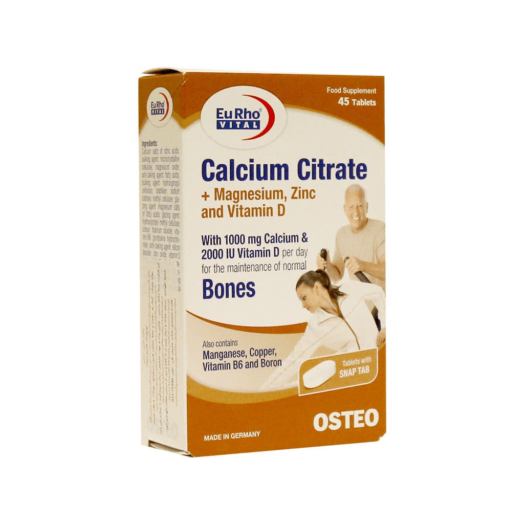 Eurho-Vital-Calcium-Citrate کلسیم سیترات یوروویتال